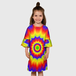 Детское платье 3D Tie-Dye - фото 2