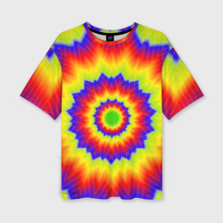 Женская футболка oversize 3D Tie-Dye