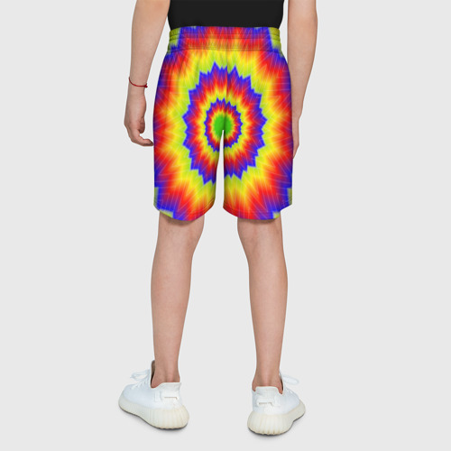 Детские спортивные шорты 3D Tie-Dye, цвет 3D печать - фото 5