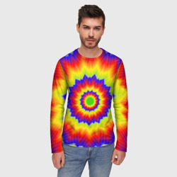 Мужской лонгслив 3D Tie-Dye - фото 2