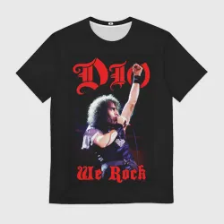 Мужская футболка 3D Dio #1