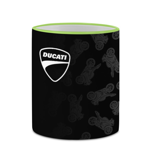 Кружка с полной запечаткой Ducati [1], цвет Кант светло-зеленый - фото 4