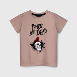 Детская футболка хлопок Punks not dead