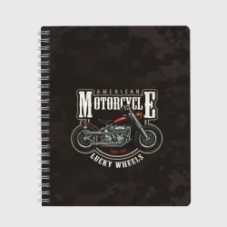 Тетрадь American motorcycle американский мотоцикл