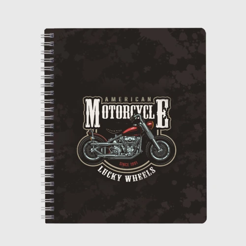 Тетрадь American motorcycle американский мотоцикл