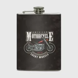 Фляга American motorcycle американский мотоцикл