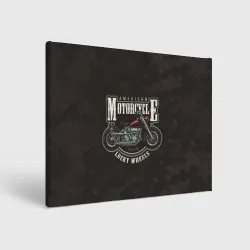 Холст прямоугольный American motorcycle американский мотоцикл