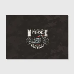 Холст прямоугольный American motorcycle американский мотоцикл - фото 2