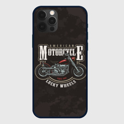 Чехол для iPhone 12 Pro American motorcycle американский мотоцикл