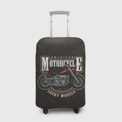 Чехол для чемодана 3D American motorcycle американский мотоцикл
