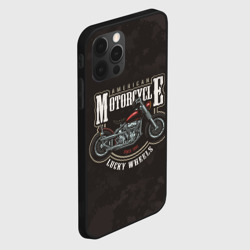 Чехол для iPhone 12 Pro American motorcycle американский мотоцикл - фото 2