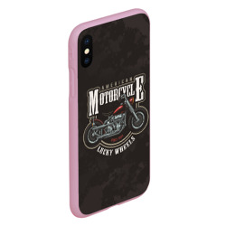 Чехол для iPhone XS Max матовый American motorcycle американский мотоцикл - фото 2