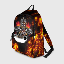 Рюкзак 3D Fire biker огненный байкер