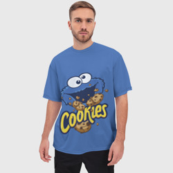 Мужская футболка oversize 3D Cookies - фото 2