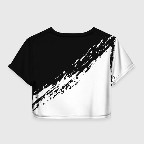 Женская футболка Crop-top 3D Juventus, цвет 3D печать - фото 2