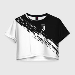 Женская футболка Crop-top 3D Juventus