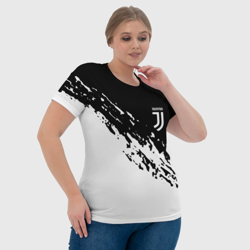 Женская футболка 3D Juventus, цвет 3D печать - фото 6