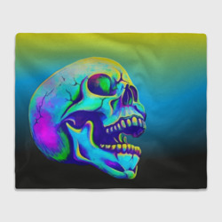 Плед 3D Neon skull