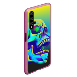 Чехол для Honor 20 Neon skull - фото 2