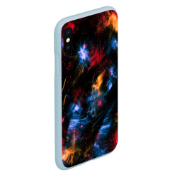 Чехол для iPhone XS Max матовый Космические волны - фото 2