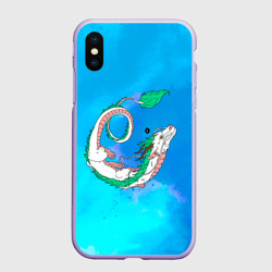 Чехол для iPhone XS Max матовый Унесенные призраками Хаку