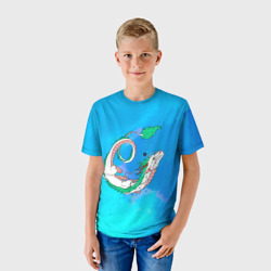 Детская футболка 3D Унесенные призраками Хаку - фото 2