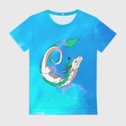 Женская футболка 3D Унесенные призраками Хаку