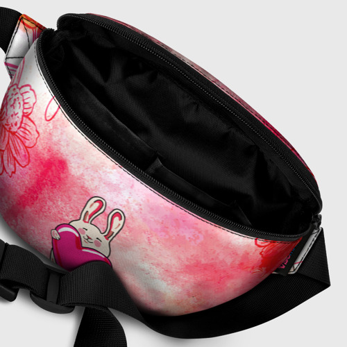 Поясная сумка 3D Влюбленный Зайчик - фото 7