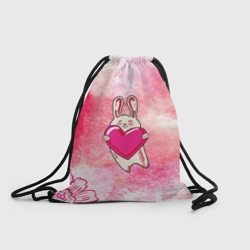 Рюкзак-мешок 3D Влюбленный Зайчик