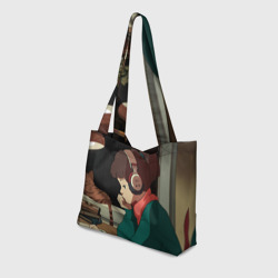 Пляжная сумка 3D Study girl - фото 2