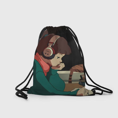 Рюкзак-мешок 3D Study girl - фото 2