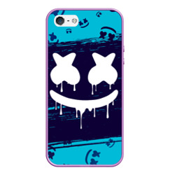 Чехол для iPhone 5/5S матовый Marshmello Маршмеллоу