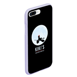 Чехол для iPhone 7Plus/8 Plus матовый Kiki's delivery service. Кики на фоне Луны - фото 2