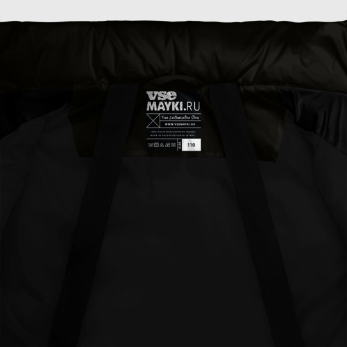 Зимняя куртка для девочек 3D Бумажный Дом, цвет черный - фото 7