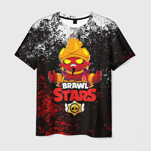 Мужская футболка 3D BRAWL STARS EVIL GENE | ДЖИН, цвет 3D печать