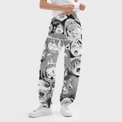 Женские джоггеры оверсайз 3D Сенпай senpai - фото 2