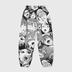 Женские джоггеры оверсайз 3D Сенпай senpai