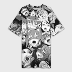 Платье-футболка 3D Сенпай senpai