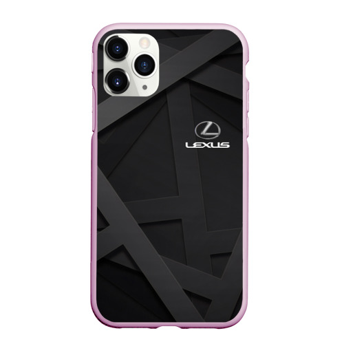 Чехол для iPhone 11 Pro Max матовый Lexus, цвет розовый