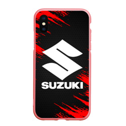 Чехол для iPhone XS Max матовый Suzuki