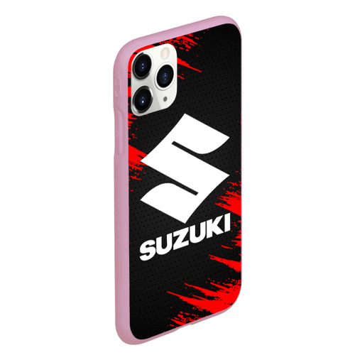 Чехол для iPhone 11 Pro Max матовый Suzuki, цвет розовый - фото 3