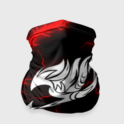 Бандана-труба 3D Хвост Феи красные молнии