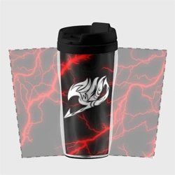 Термокружка-непроливайка Хвост Феи красные молнии - фото 2