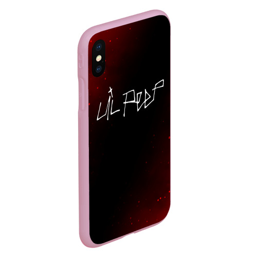 Чехол для iPhone XS Max матовый LIL Peep Лил Пип, цвет розовый - фото 3