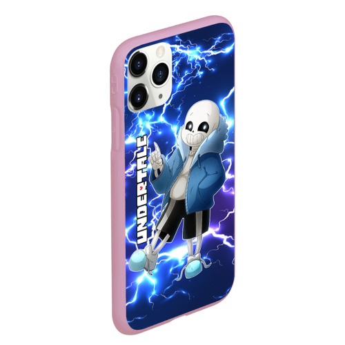 Чехол для iPhone 11 Pro Max матовый Undertale Андертейл, цвет розовый - фото 3