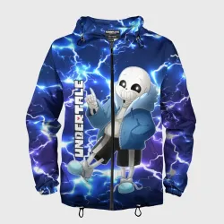 Мужская ветровка 3D Undertale Андертейл