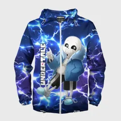 Мужская ветровка 3D Undertale Андертейл