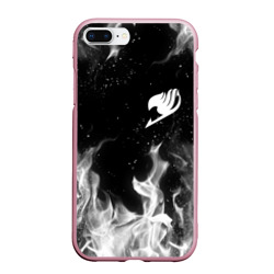 Чехол для iPhone 7Plus/8 Plus матовый Хвост Феи черное пламя
