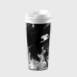 Термокружка-непроливайка Хвост Феи черное пламя