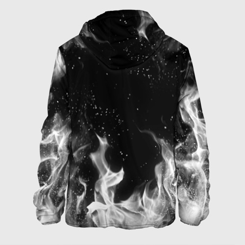 Мужская куртка 3D Хвост Феи черное пламя, цвет 3D печать - фото 2